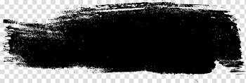 Black ink against blue background, Black and white Ink brush Paintbrush Watercolor painting, others transparent background PNG clipart