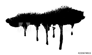 Black ink splash