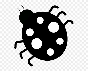 Black Ladybug Clipart