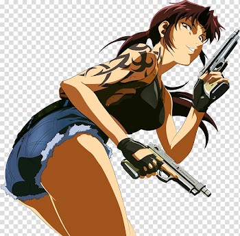Black Lagoon Asuna Anime Motoko Kusanagi, anime transparent background PNG clipart