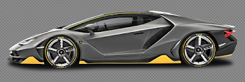 Black Lamborghini PNG High-Quality Image