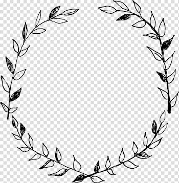 Black leaf , Laurel wreath Drawing , black dandelion transparent background PNG clipart