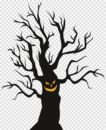 Black leafless Halloween tree , Halloween , Halloween Scary Tree transparent background PNG clipart