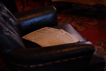 black leather sofa chair