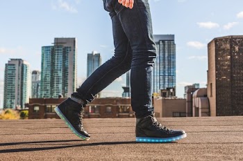 Black LED Shoes