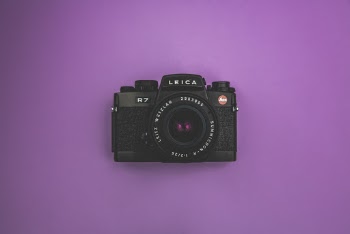 Black Leica R7 Camera