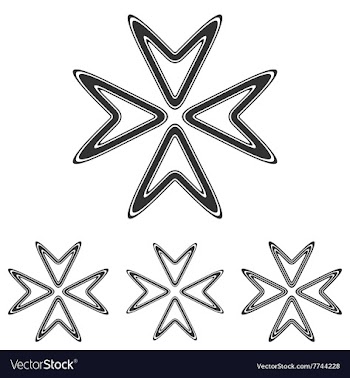 Black line arrow logo design set vector image