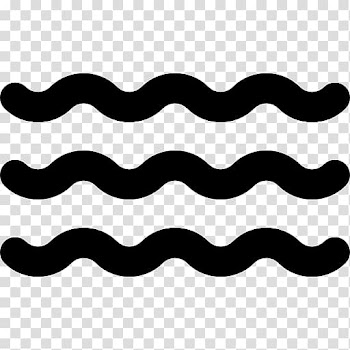 Black lines illustration, Wind wave Computer Icons Wave , river transparent background PNG clipart