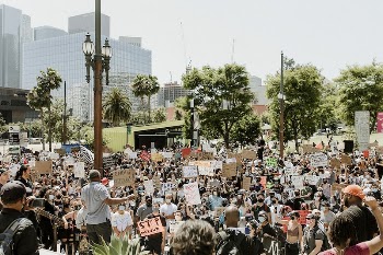 Black Lives Matter protest in downtown | Free Photo - rawpixel