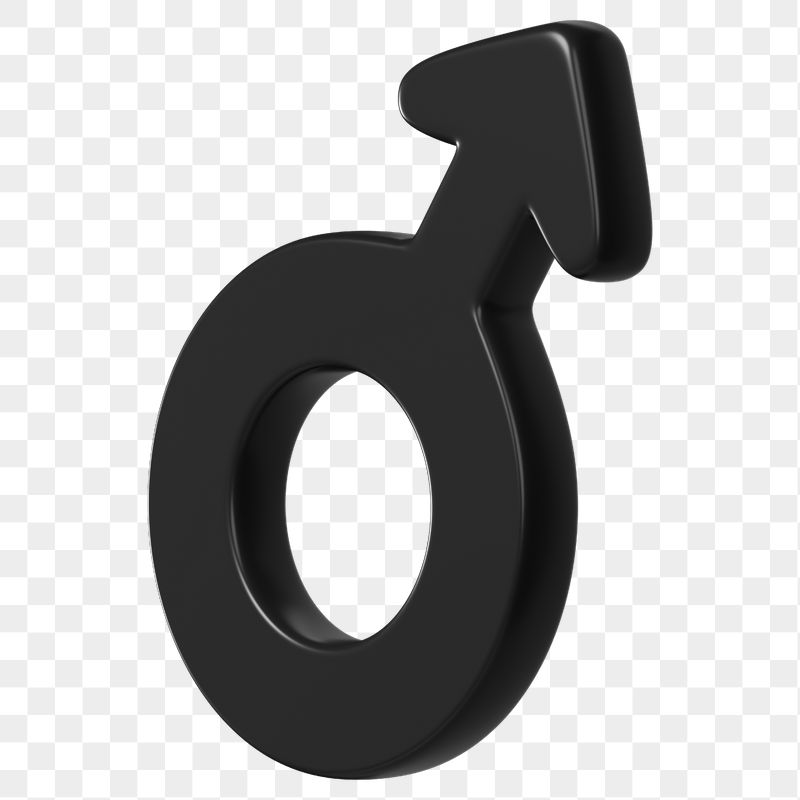 Black male symbol png 3D | Free PNG - rawpixel