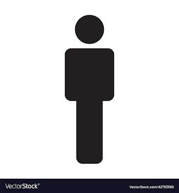 black man solid icon