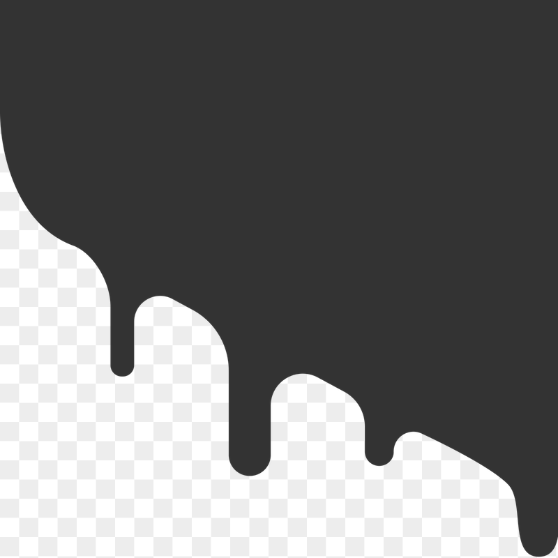 Black melting png border, transparent | Free PNG - rawpixel