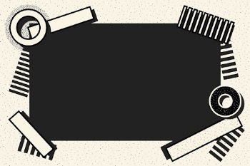 Black Memphis frame background, minimal | Free Vector - rawpixel