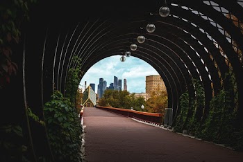 Black Metal Arch Frame