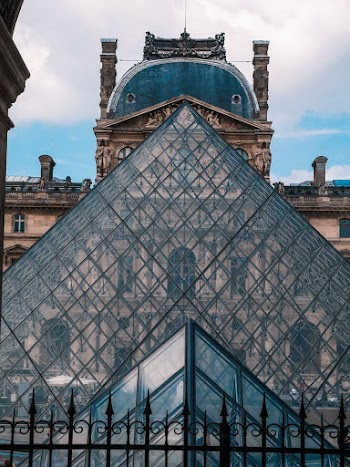 Black Metal Framed Glass Building