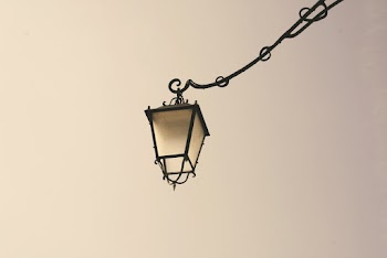 Black Metal Framed Lantern