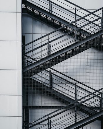 Black Metal Stairs