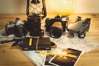black Minolta DSLR cameras
