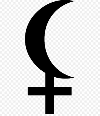 Black Moon Lilith Planet symbols Astrology - symbol 