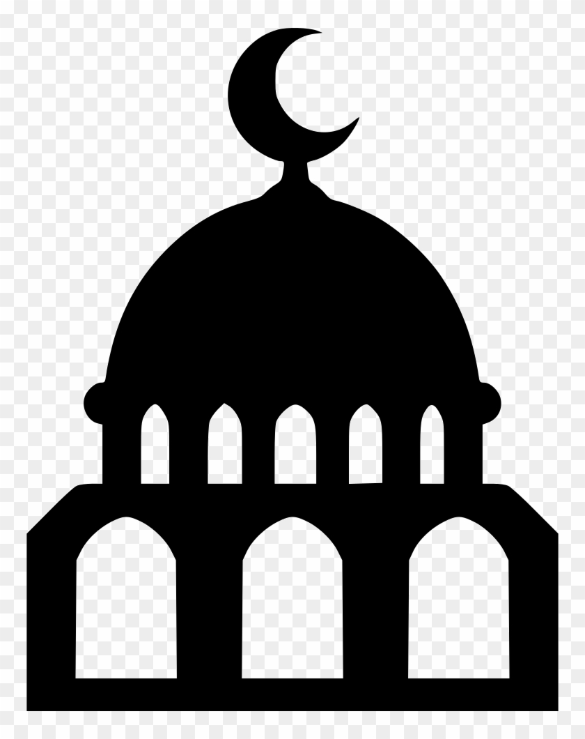 Black Mosque Png Image - Mosque Icon Png