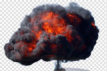 Black mushroom cloud transparent background PNG clipart