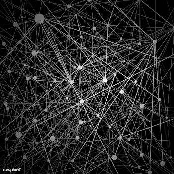 Black neural network illustration | Free stock vector - 555759
