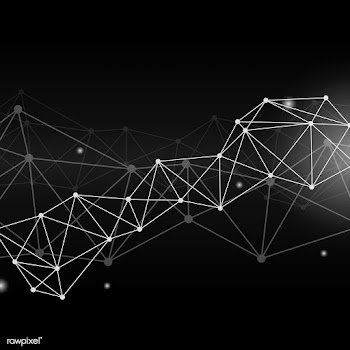 Black neural network illustration | Free stock vector - 555782