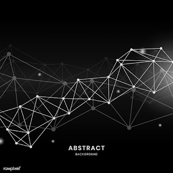 Black neural network illustration | Free stock vector - 555811