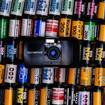 Black Olympus Camera