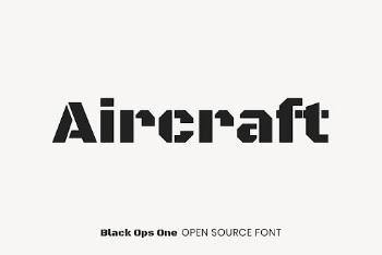 Black Ops One open source | Free Font Add-on - rawpixel