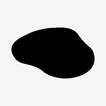 Black organic shape clip art | Free Vector - rawpixel
