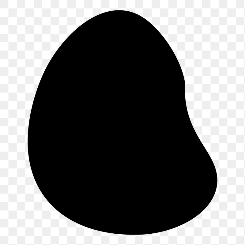 Black organic shape png sticker, | Free PNG - rawpixel