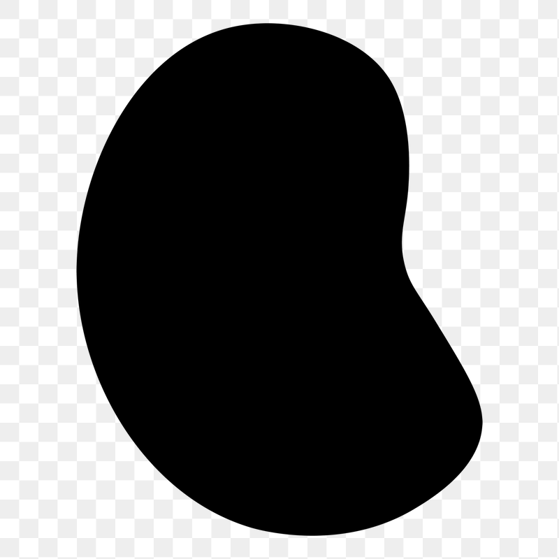 Black organic shape png sticker, | Free PNG - rawpixel