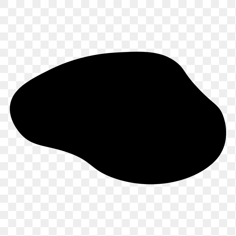 Black organic shape png sticker, | Free PNG - rawpixel