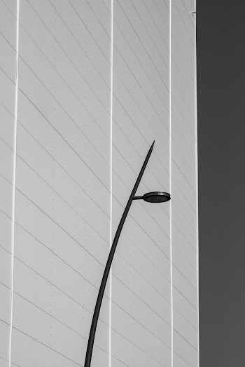 Black Outdoor Lamp Near Building
