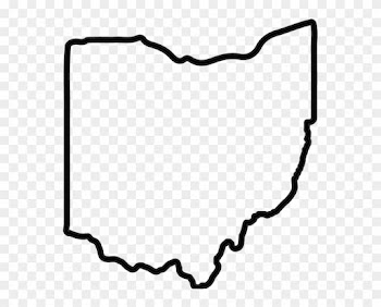 Black Outline Of Ohio