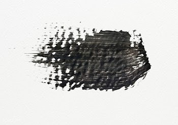 Black paint brush stroke | Free stock illustration - 583614