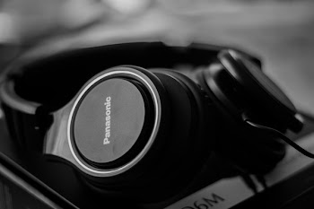 Black Panasonic Headphones