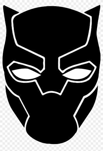 Black Panther - Black Panther Face Drawing
