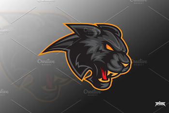 Black Panther Head Vector Logo Masco ~ Logo Templates ~ Creative ...