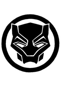 Black Panther Logo Vinyl Decal Helmet Sticker FREE SHIPPING window ...