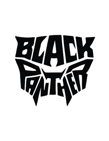 Black Panther Mask 3 inch 4 inch 5 inch Logo Vinyl Decal | PNGio