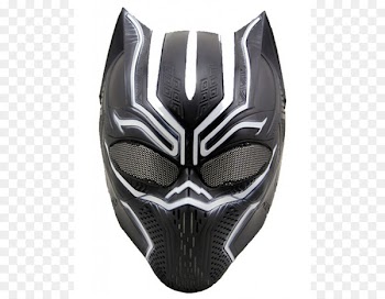Black Panther Mask Airsoft Cosplay Costume - Black Panther mask 
