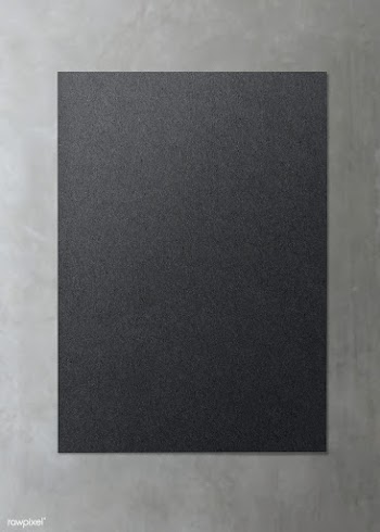 Black paper on marble mockup illustration | Free stock psd mockup - 578699