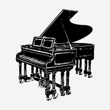 Black piano hand drawn illustration. | Free Photo - rawpixel