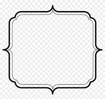 Black Picture Frame Border - Simple Border Png