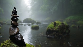 Black Pile of Stones