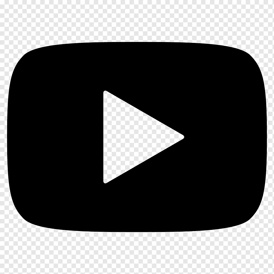 black play button icon, YouTube Computer Icons Social media, play button, angle, rectangle, triangle png
