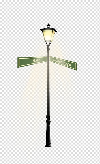 Black post lamp illustration, Light fixture Street light, Lights transparent background PNG clipart