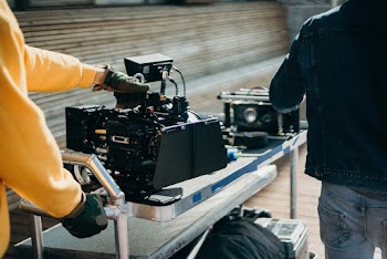 Black Professional Camera